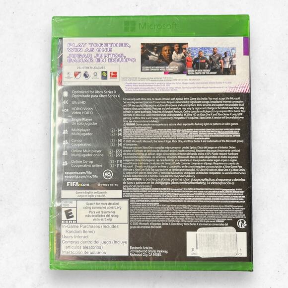 FIFA 21 Game XBox One XBox Series X Brand‎ New Sealed - Picture 2 of 4